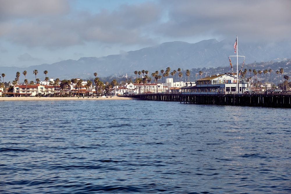 Santa Barbara Stearns Wharf in California, USA